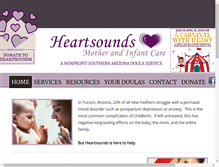 Tablet Screenshot of heartsoundsbaby.org